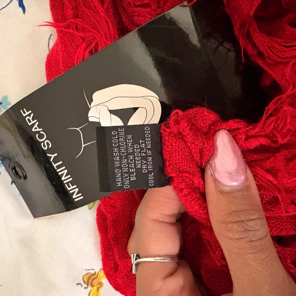 Red Infinity Scarf